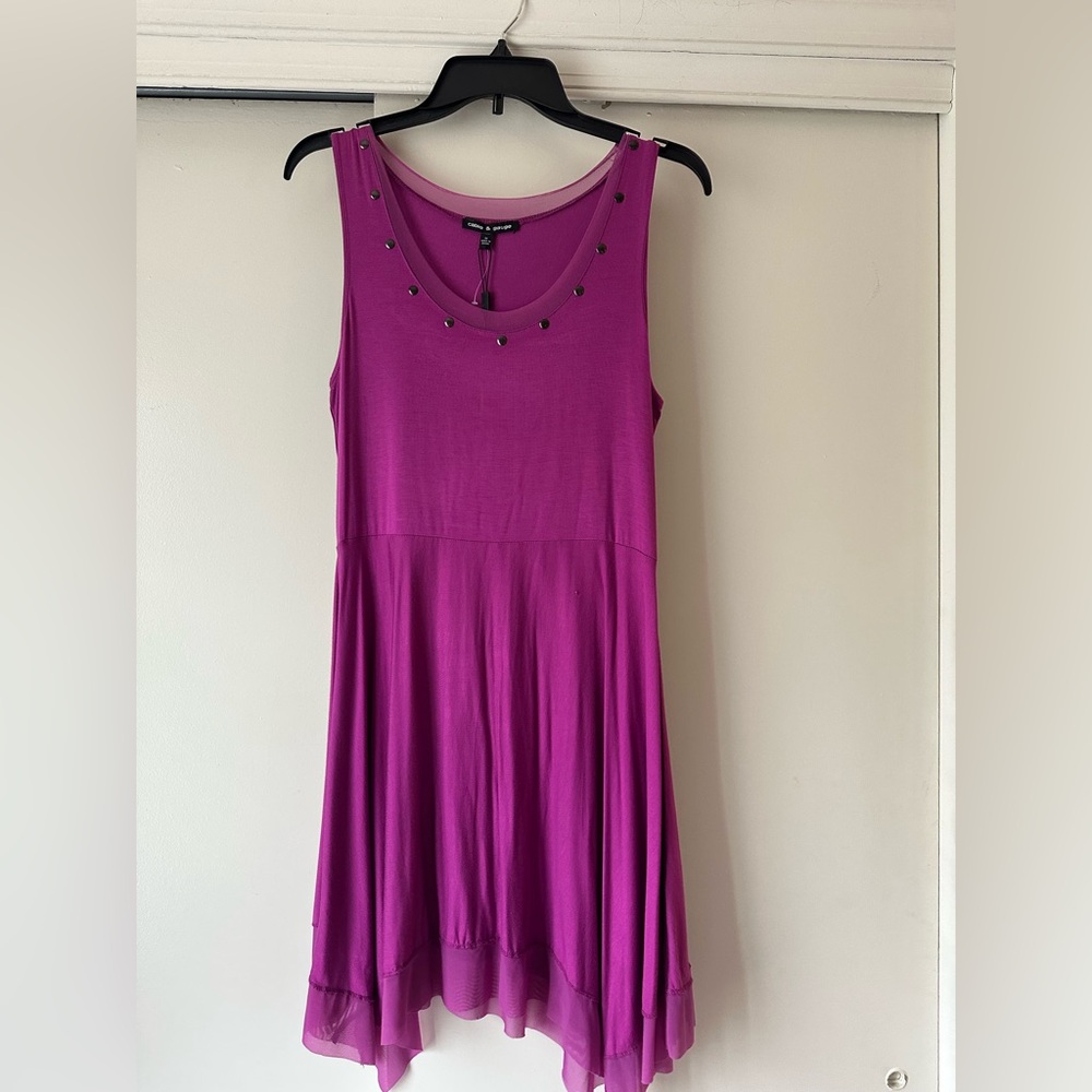 Purple Sleeveless Dress